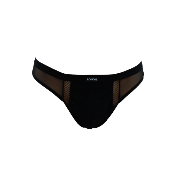 String noir semi opaque 